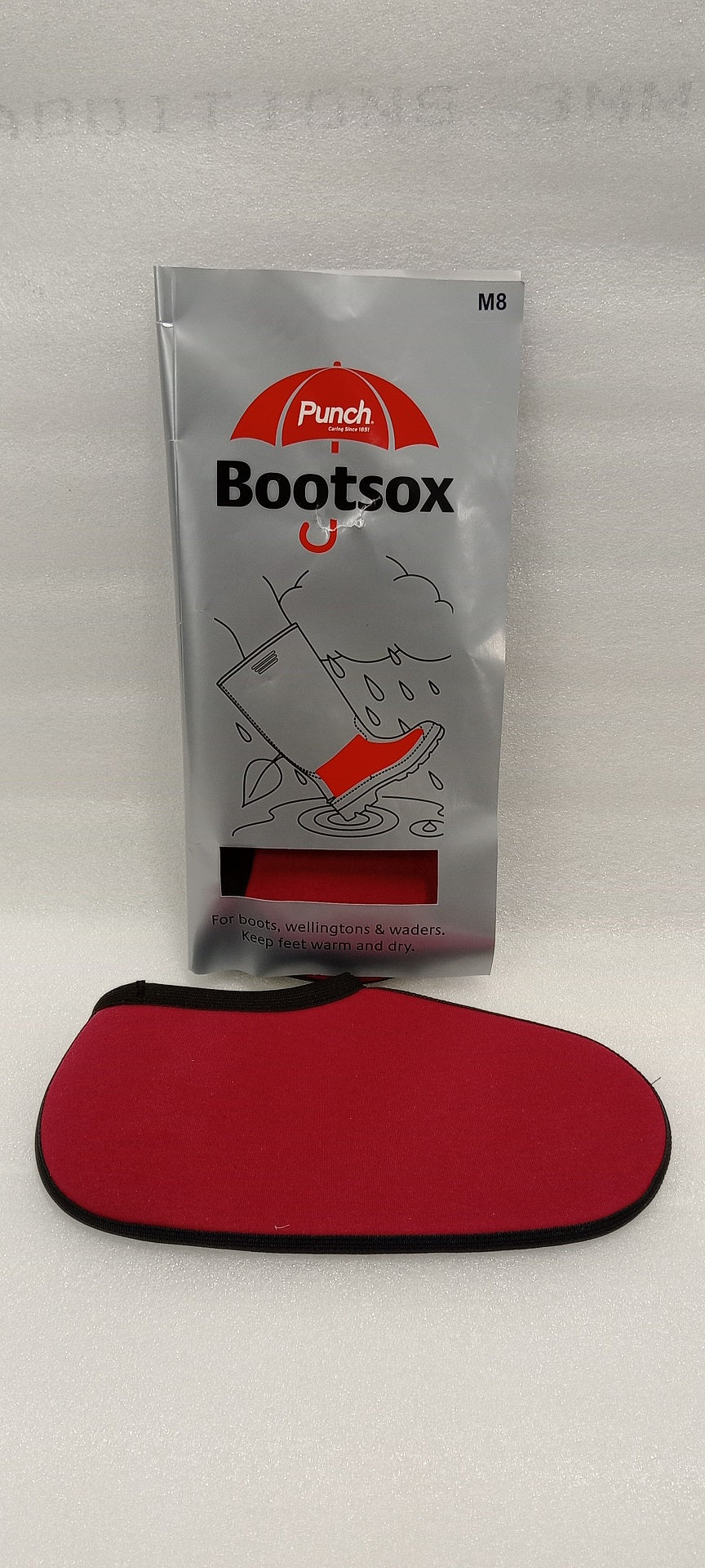 044113 Punch Bootsox Red Size 08/42