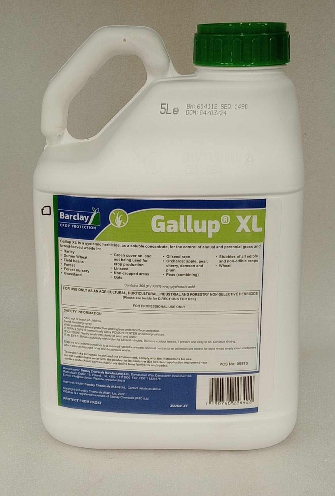 Gallup 5Litre XL