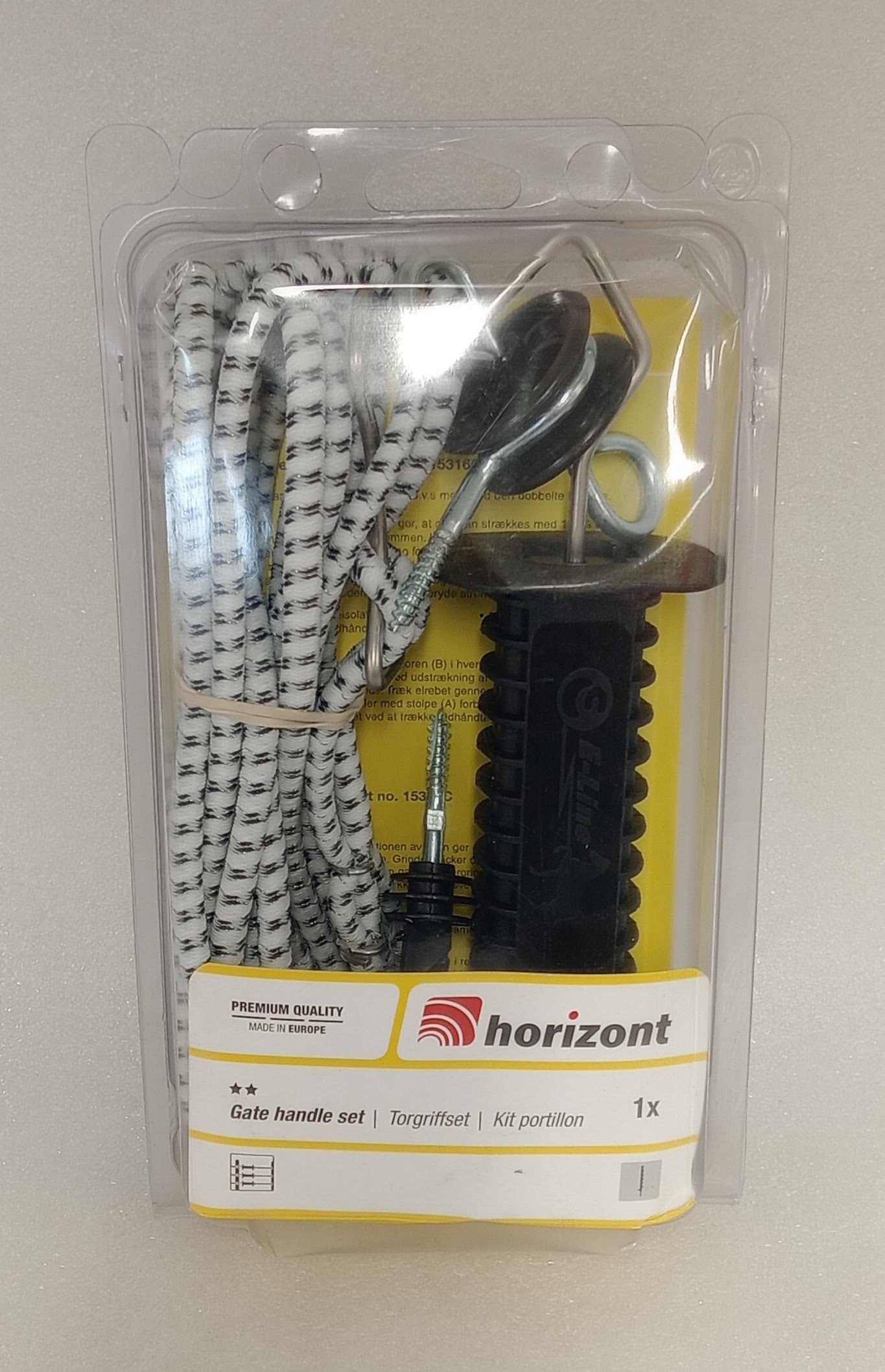 Horizont Gate Handle Set With Elastic Rope Extendable up to 9.4m