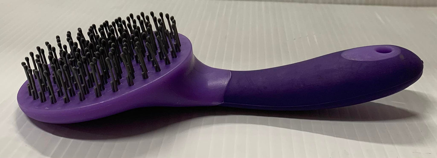 Two Tone Round Mane Tail Brush PurpleLilac