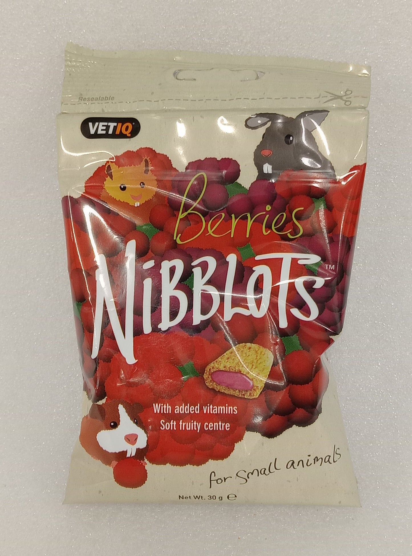 Nibblots Small Animal Berries Treats 30g