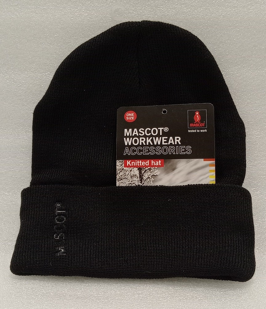 Mascot Knitted Hat (Black)