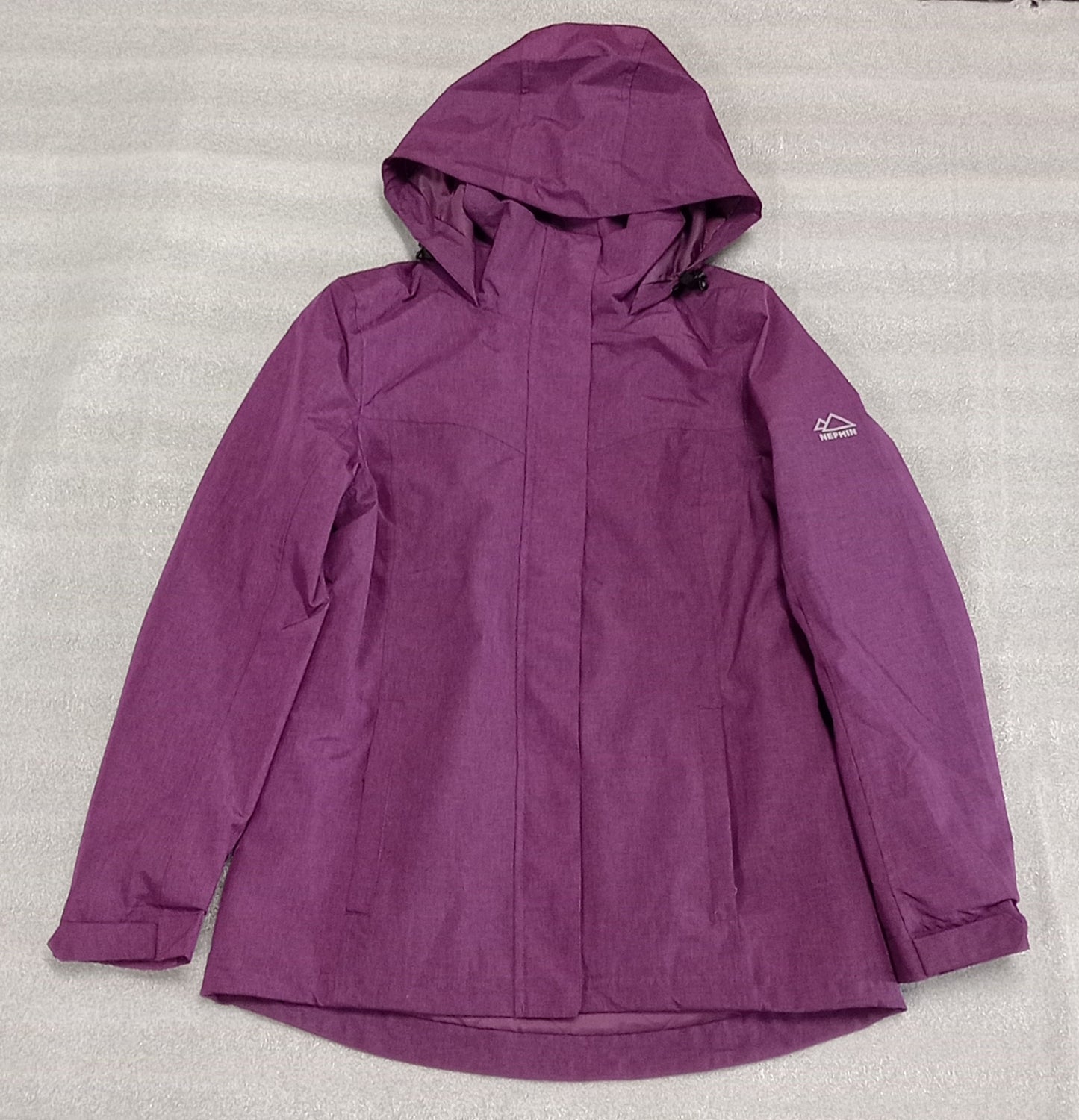 Sierra Womans Aquamax Jacket Purple Melange Size 14 M