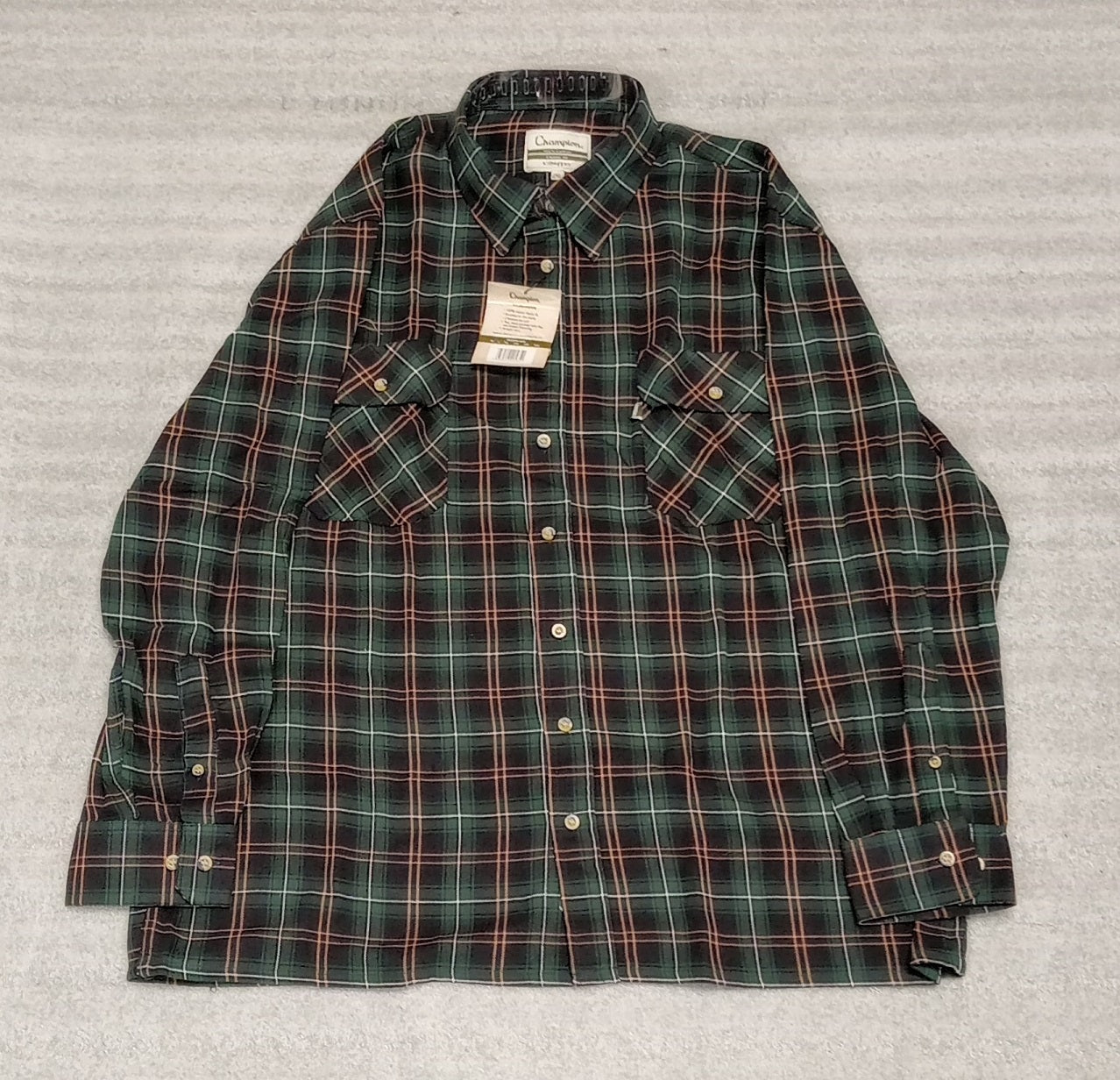 Champion Doncaster Mens Short Sleeve Shirt Green (XL)