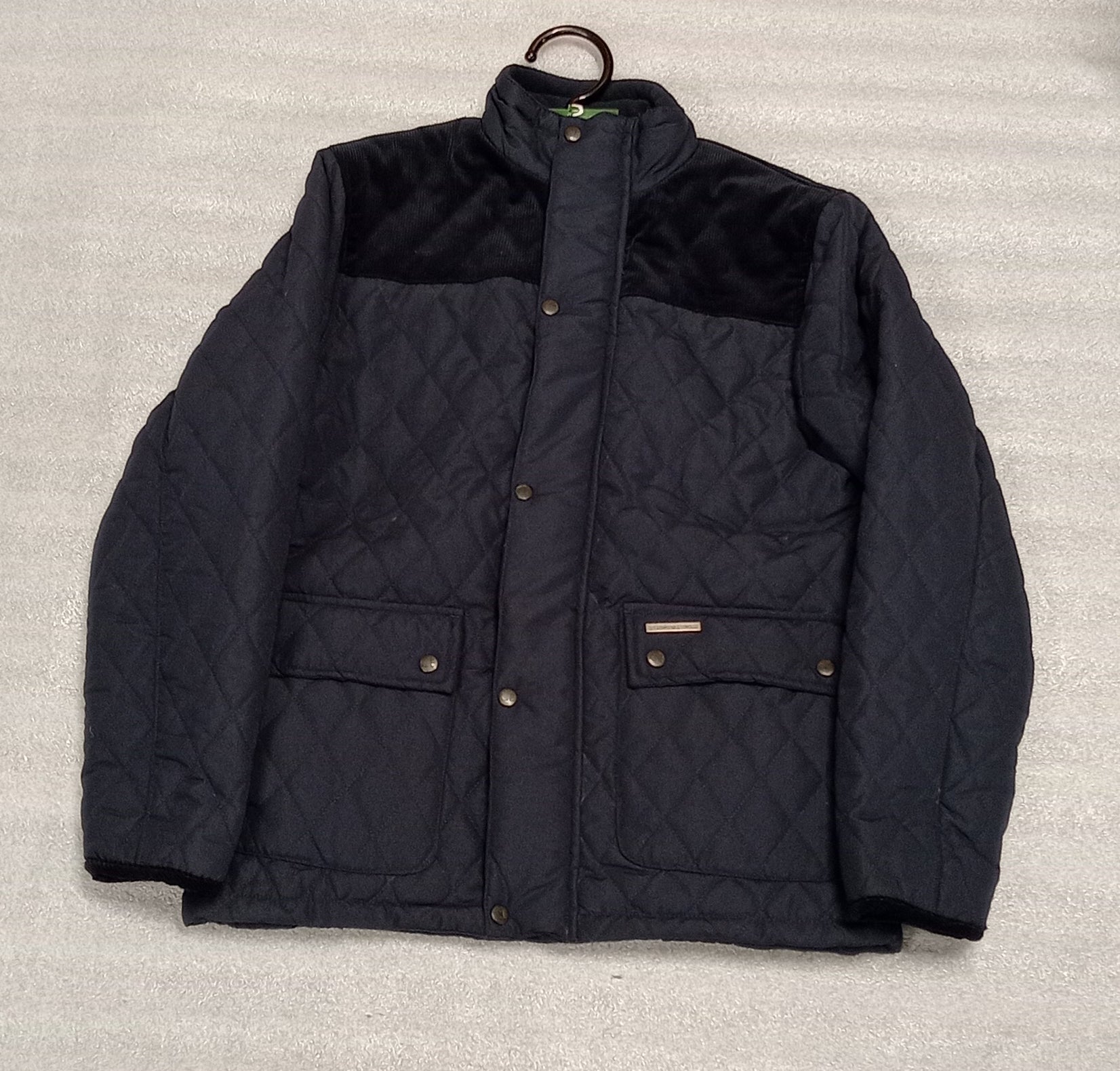 Country Estate Lewis Quilted Jacket Navy Size M Dunnes Equine Farm Shop