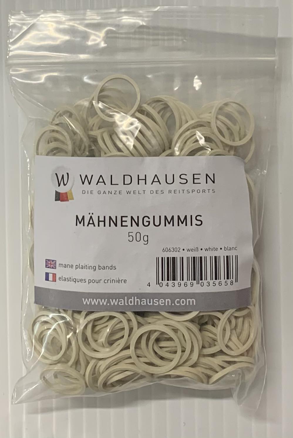 Waldhausen Mahnengummis White
