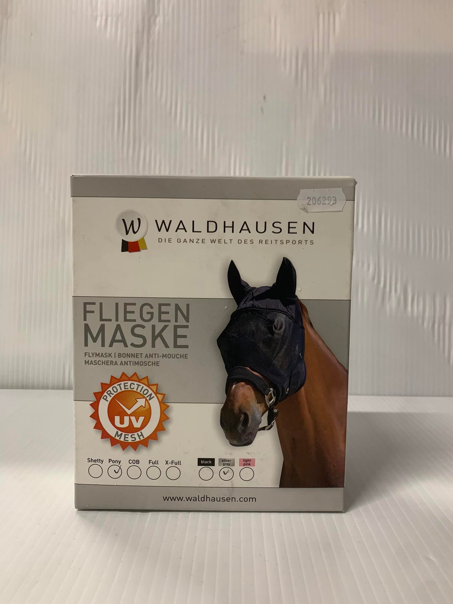 Waldhausen Fly Mask COB Sliver/Grey
