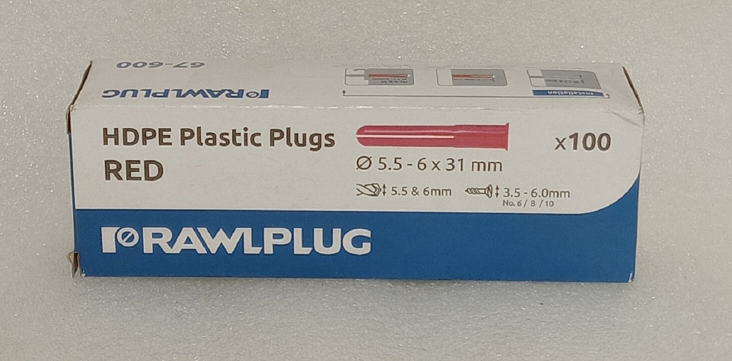 RAW PLUG 5.5 -6 X31MM