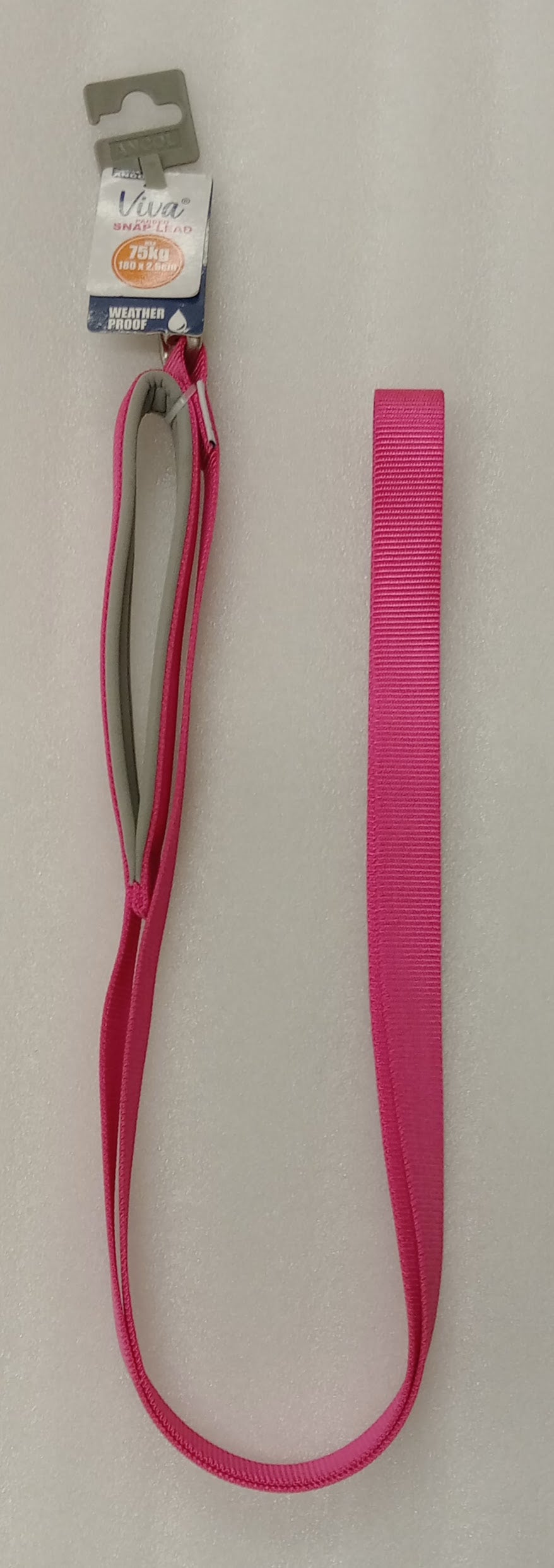 VIVA PADDED SNAP LEAD 75KG PINK