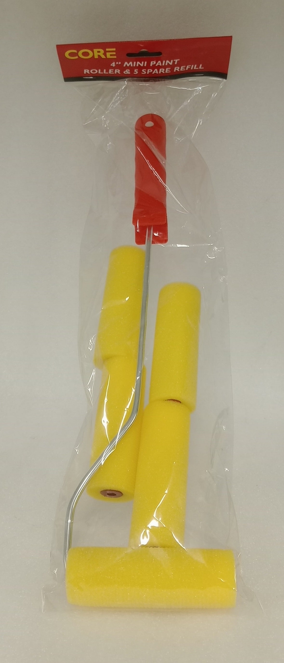 Core 4in mini Paint Roller & 5 Spare Refill