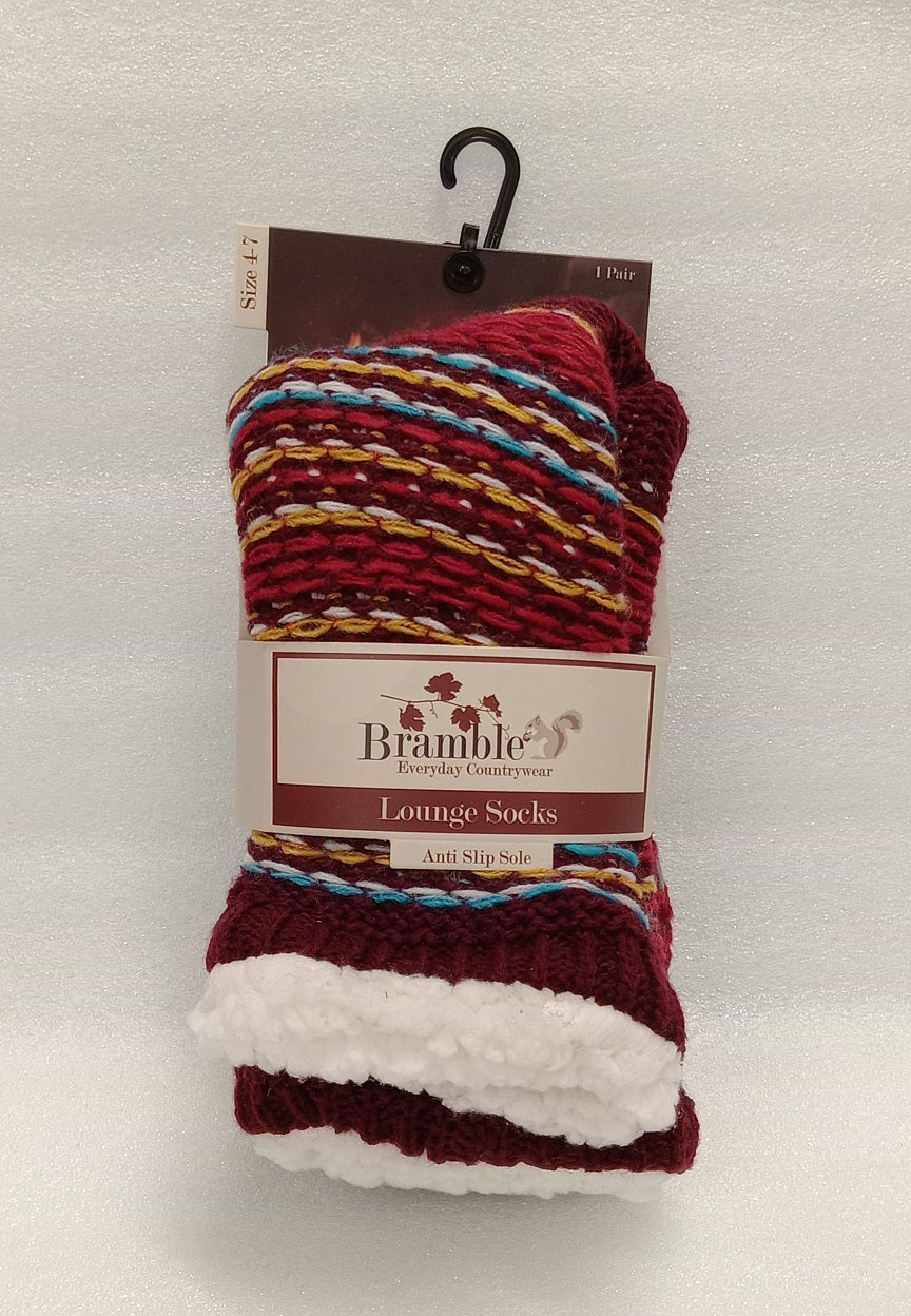 Rainbow Fair Isle Socks Size 4-7