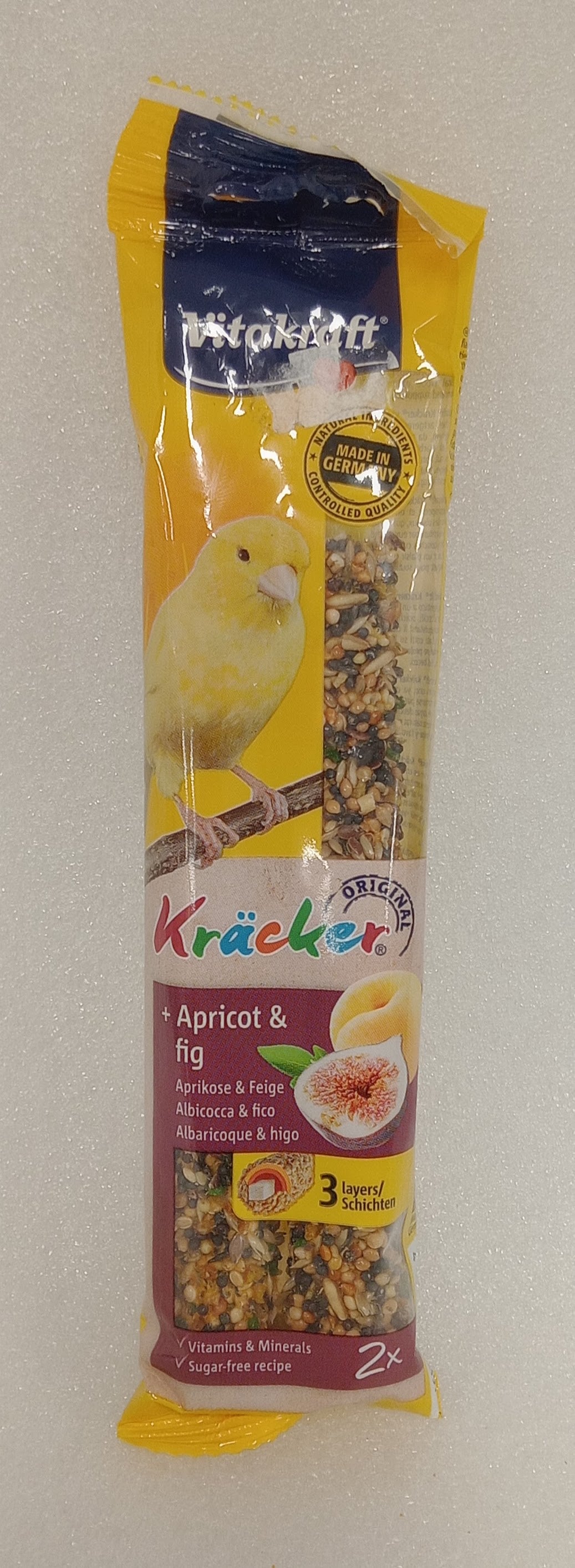 Canary ApricotFig Sticks 2pk