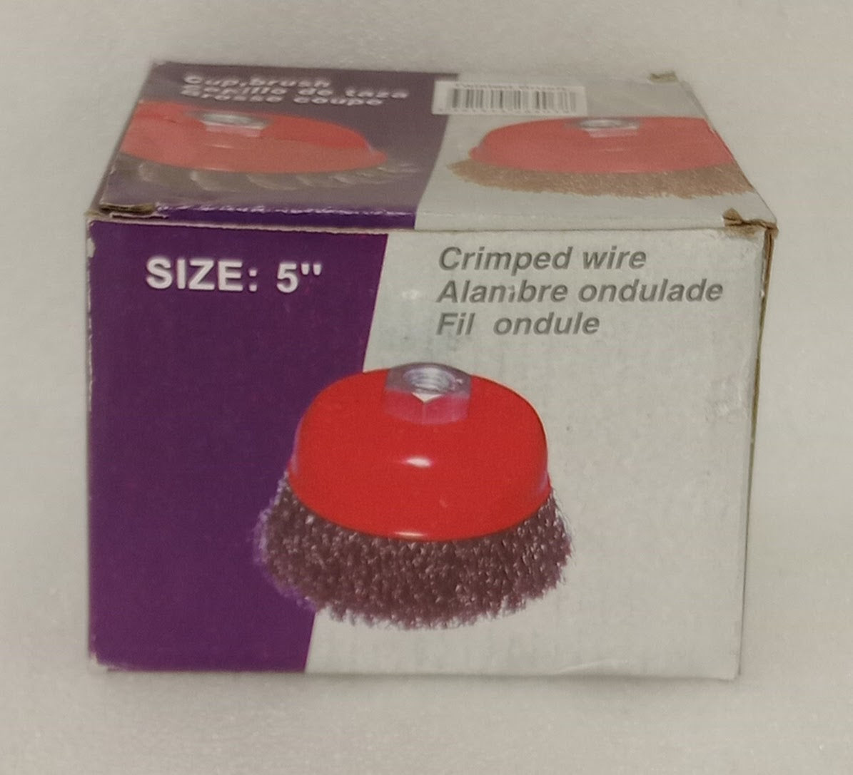 Newman crimped wire brush 125mm x14mm twisted