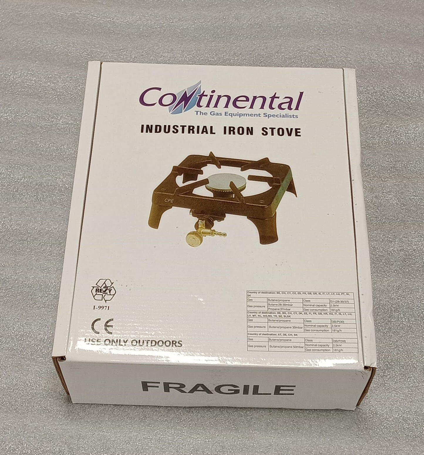 Continental Industrial Iron Stove