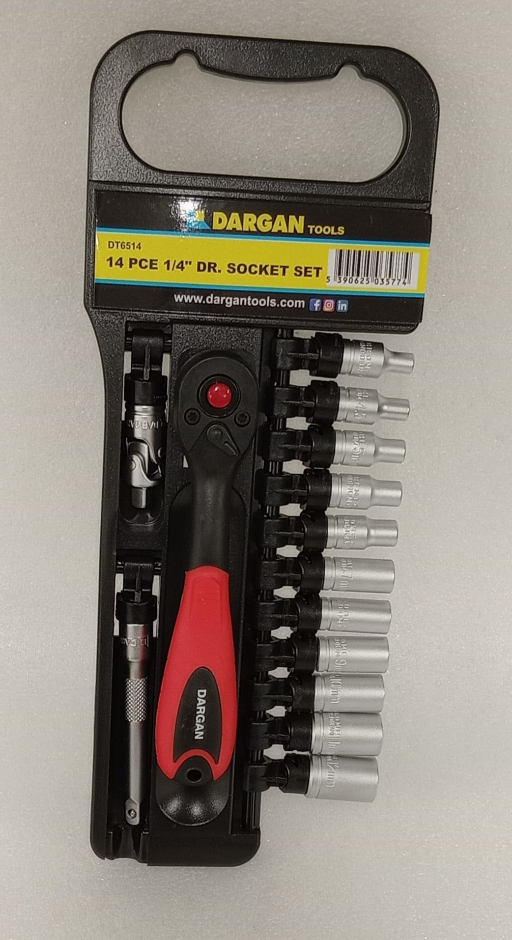 Socket Set 14pc 1/4' Dr Rack