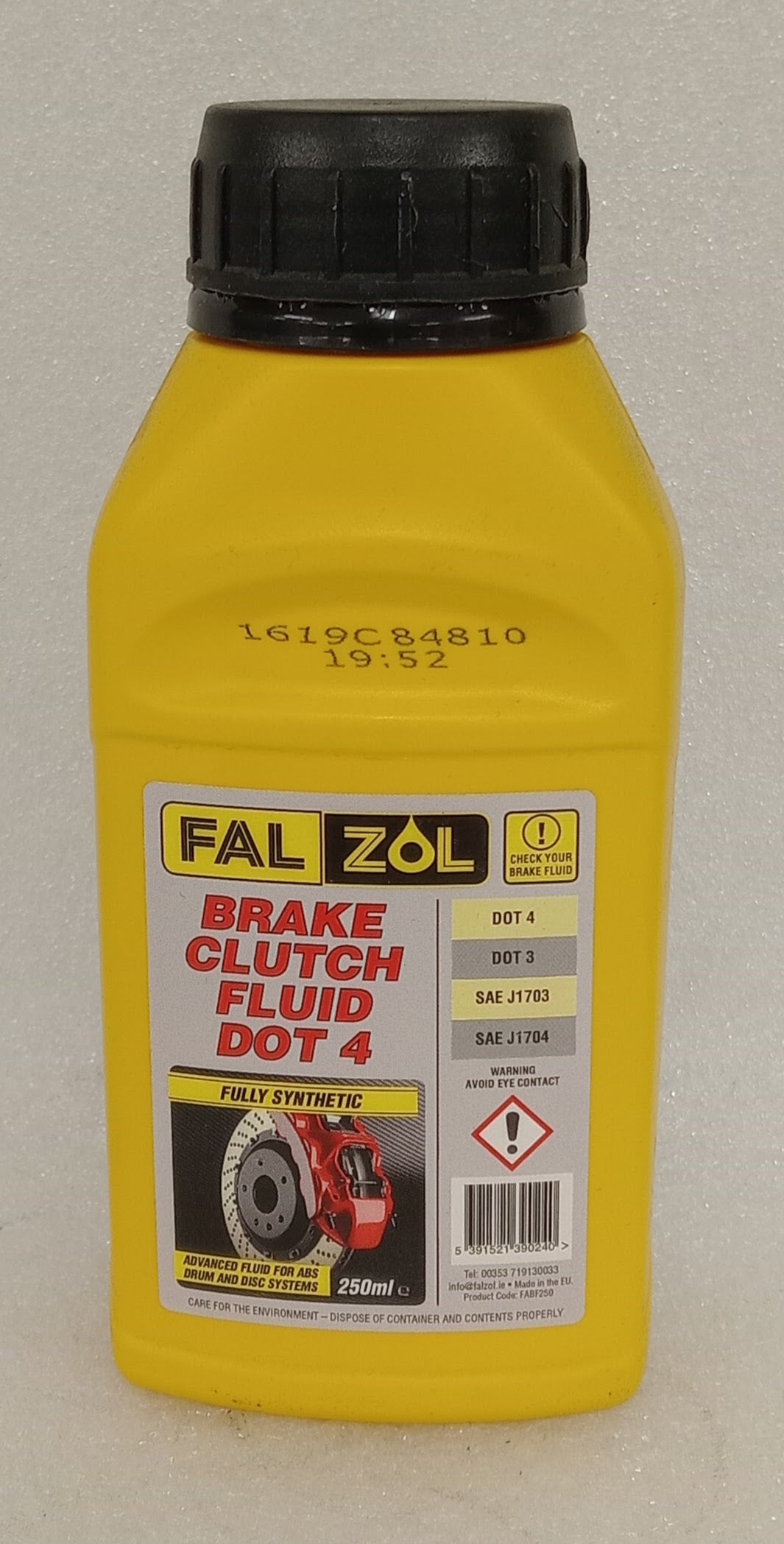 FALZOL BRAKE CLUTCH FLUID DOT 4