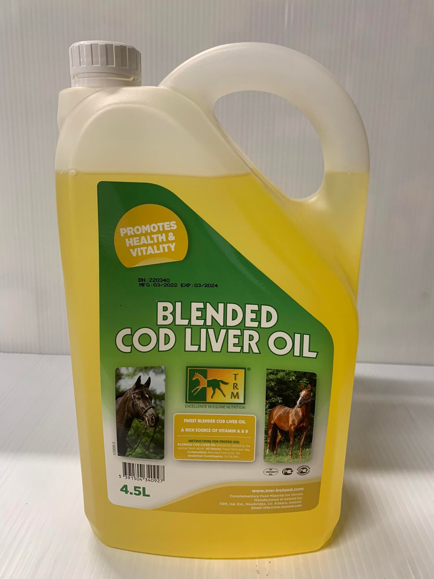 Cod Liver Oil-Blended 4.5ltr X