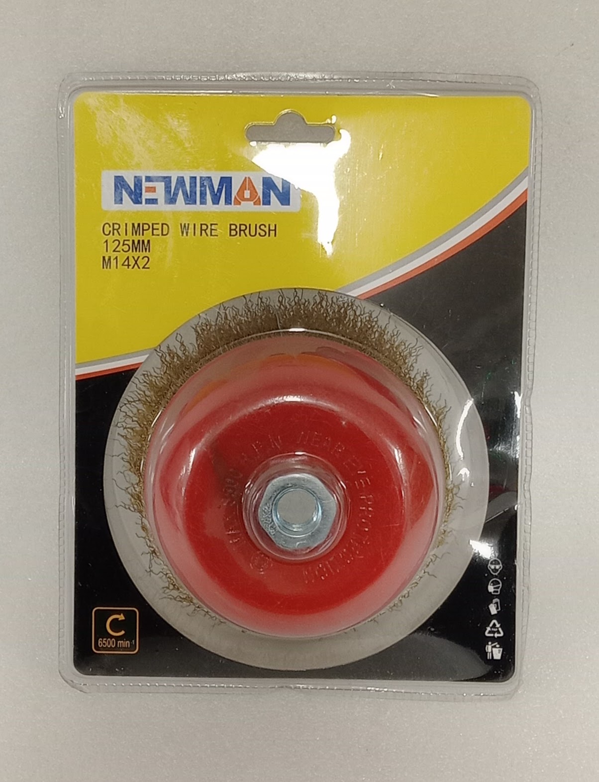 Newman cup brush flared 125mm x 14mm