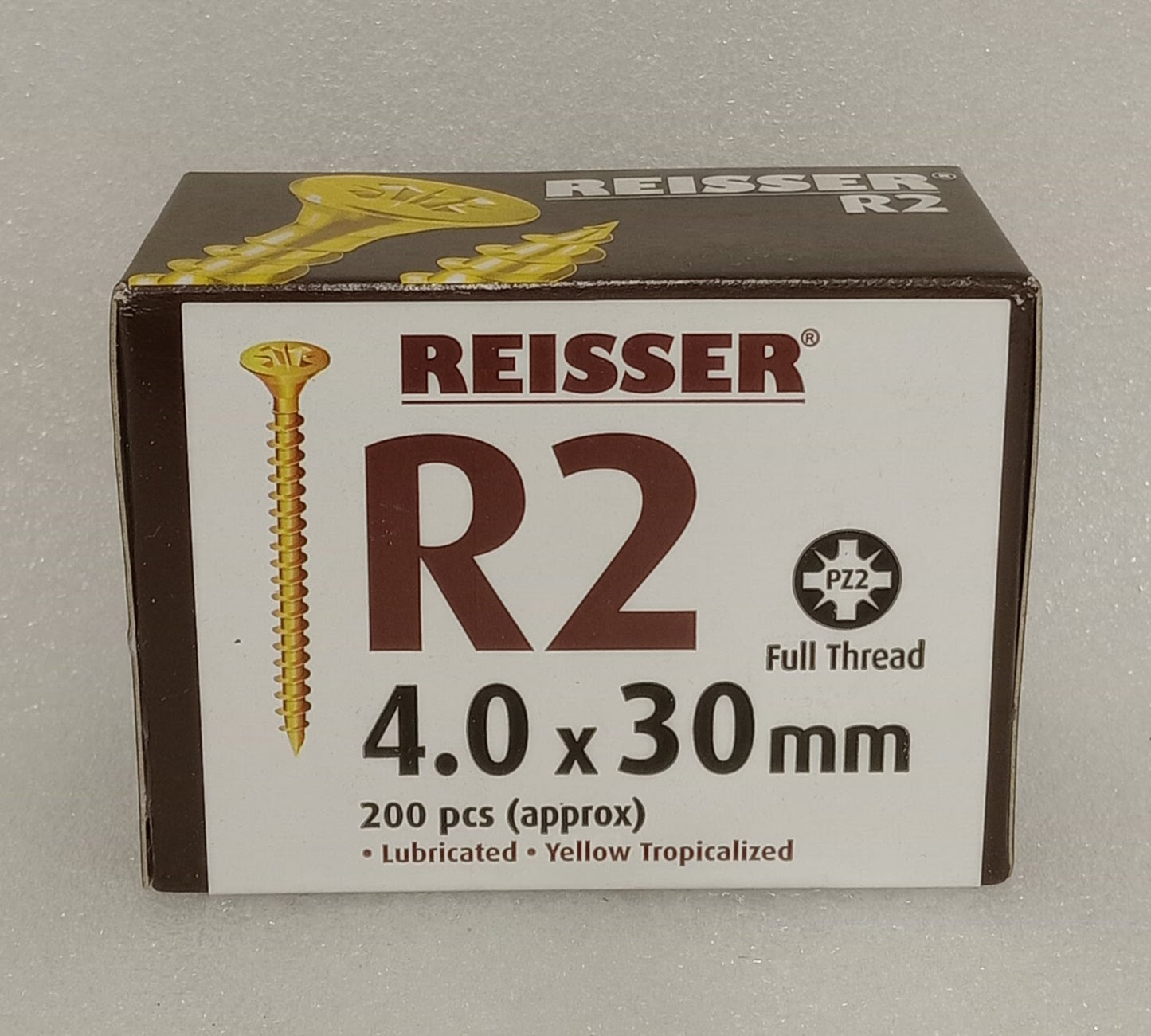Reisser 4.0x30mm woodscrew box of 200