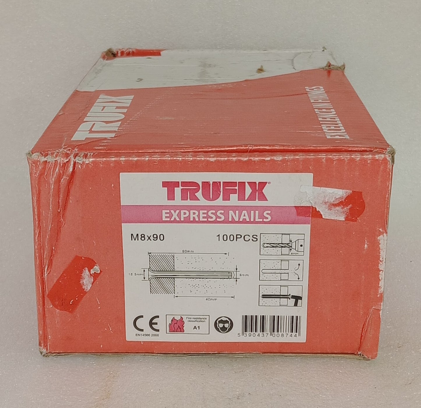 Trufix Express Nails M8x90 100Pcs