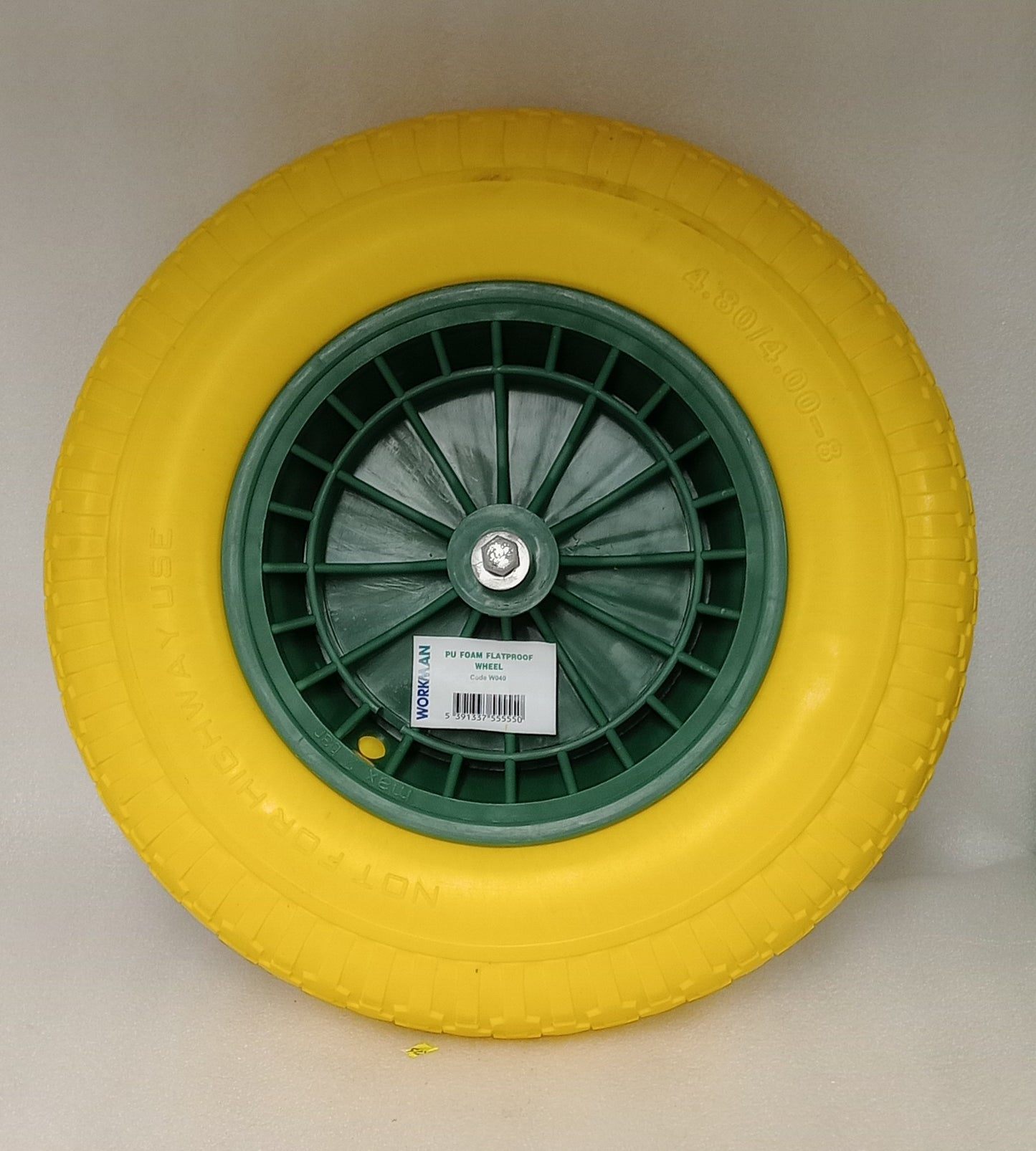 PU Foam Flatproof Wheels (Yellow)