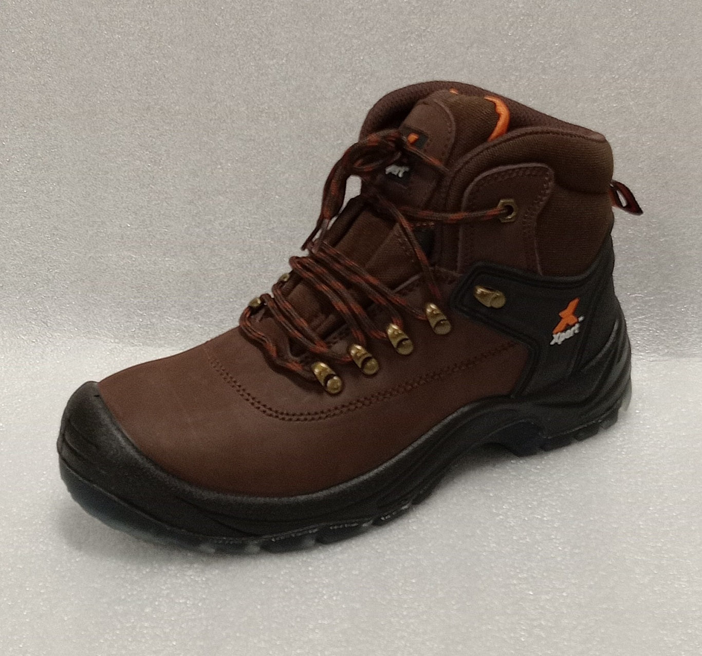 XPERT WARRIOR SBP SAFETY LACED BOOT BROWN SIZE UK8 EU42