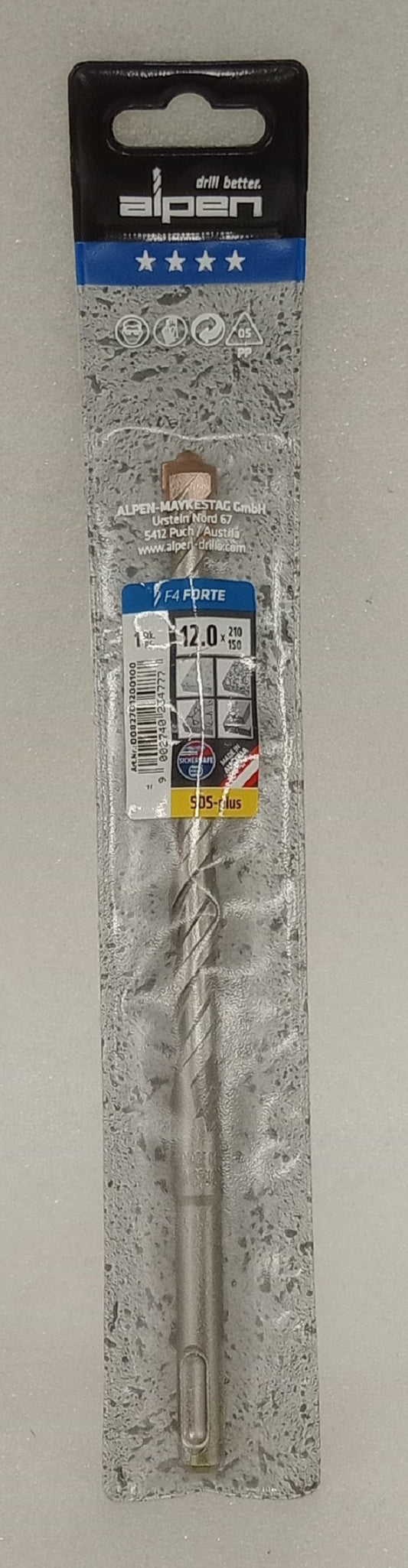 ALPEN SDS 12MM DRILL BIT