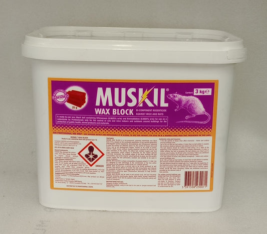 MUSKIL WAX BLOCKS 3KG