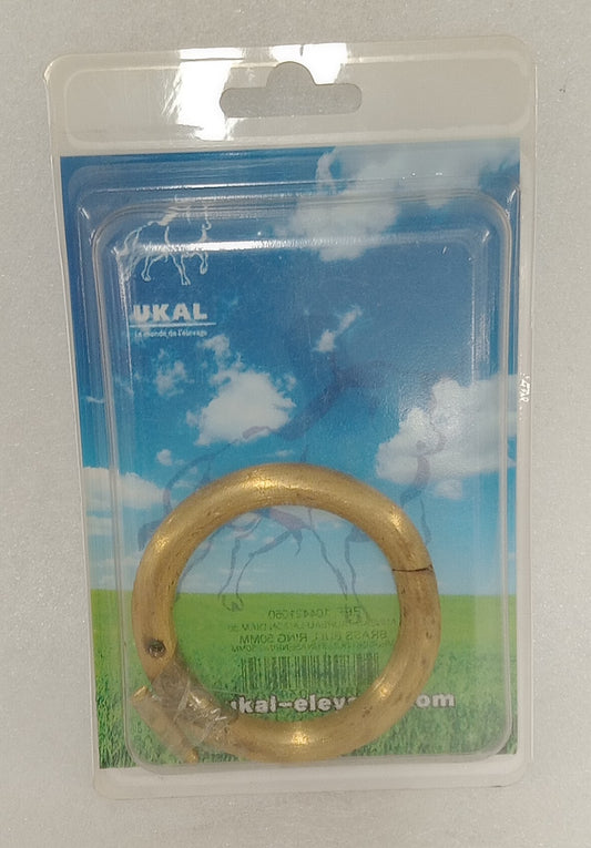 BRASS BULL RING 50MM