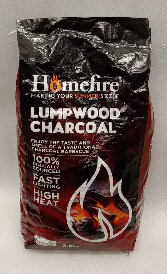 Homefire Lumpwood BBQ Charcoal 2.5kg