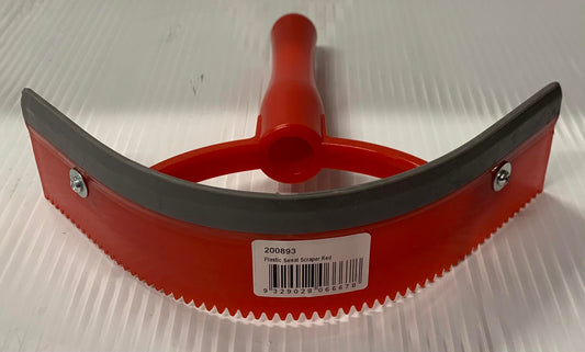 Plastic Sweat Scraper Red