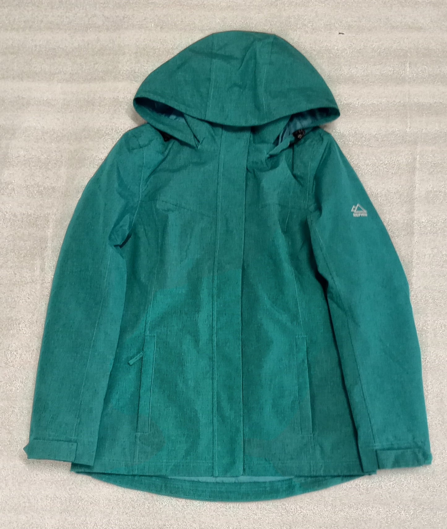 Sierra Womans Aquamax Jacket Green Melange Size 12 S