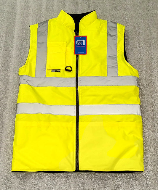 Hi Viz Bodywarmer Fluro Yellow Size L