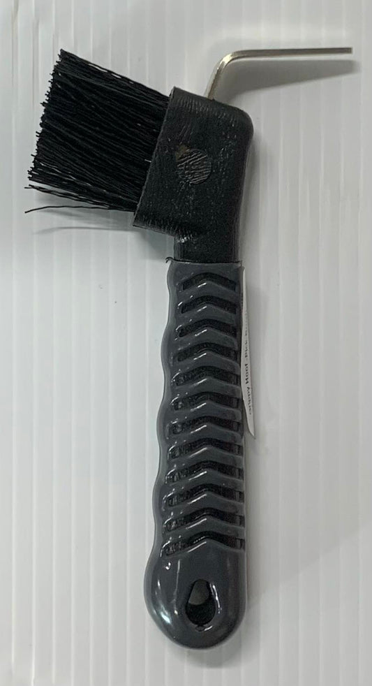 Grippy Hoof Pick brush Black/grey