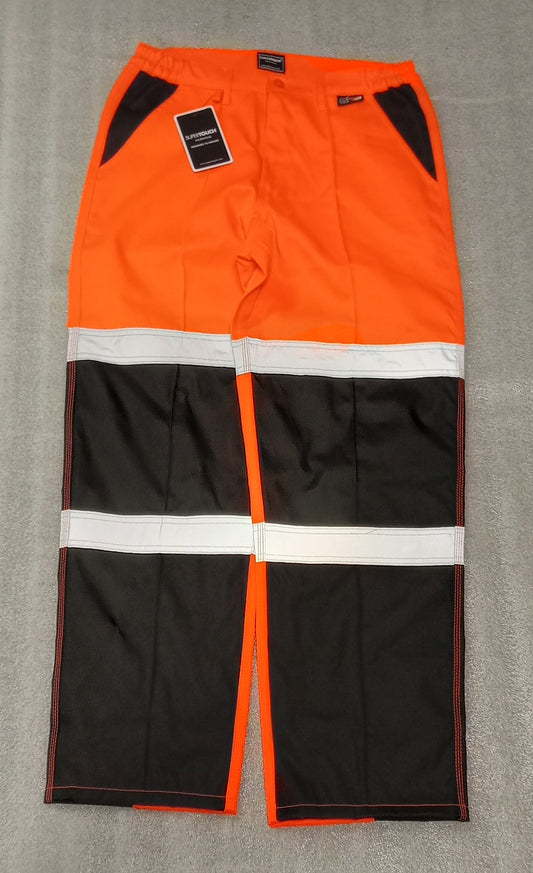 Ballistic Hi Viz Trs Orange/Black Size R/L 36W