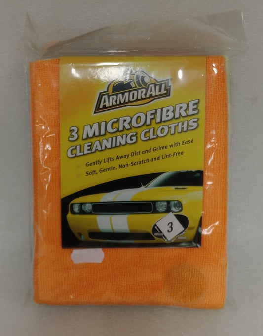 3 MICROFIBRE CLEANING CLOTHS