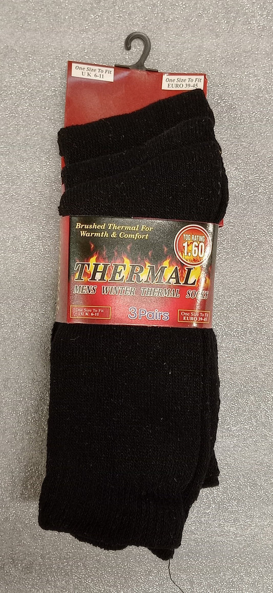 Mens Thermal Socks 3pk