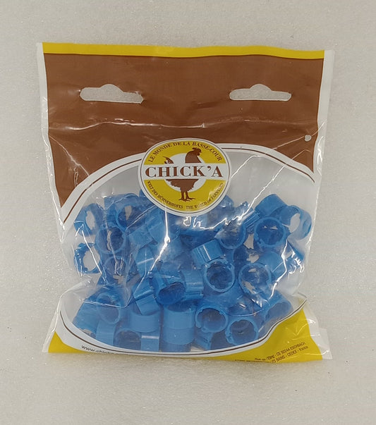 bague a clips 12mm blue