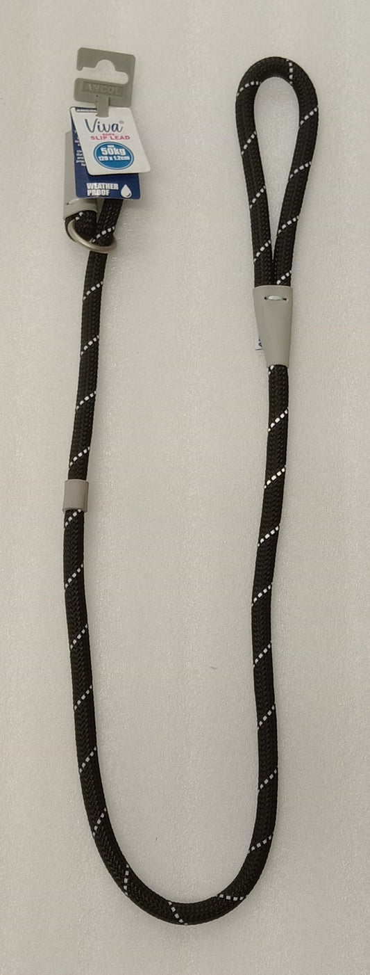 SLIP LEAD ROPE 50KG BLACK