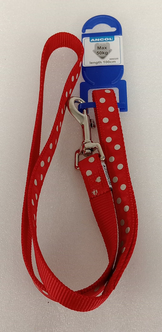 RED POLKA DOT LEAD 50KG