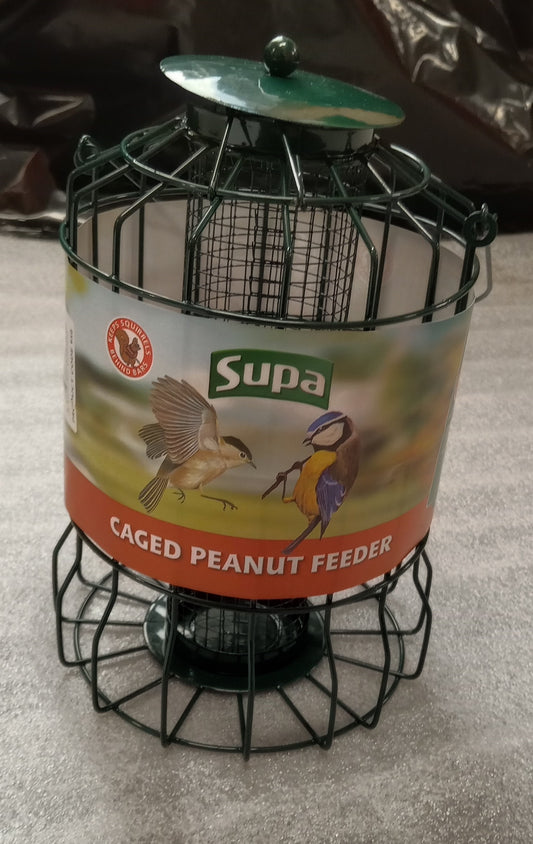 CAGED PEANUT FEEDER