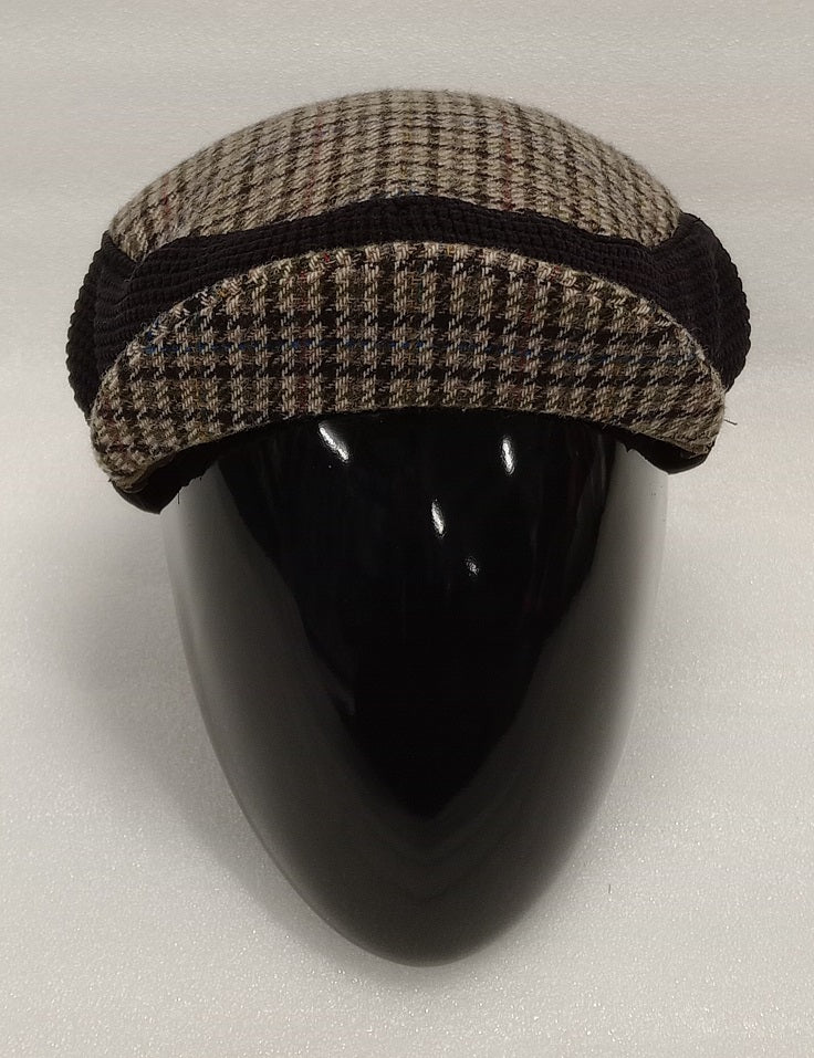 Country Tweed Cap Assorted Size Elasticated