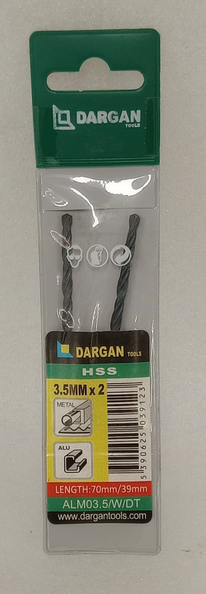 DARGAN TWIN DRILL BIT 3.5MM