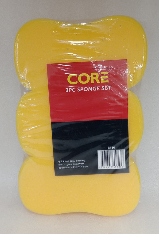 CORE 3PC SPONGE SET