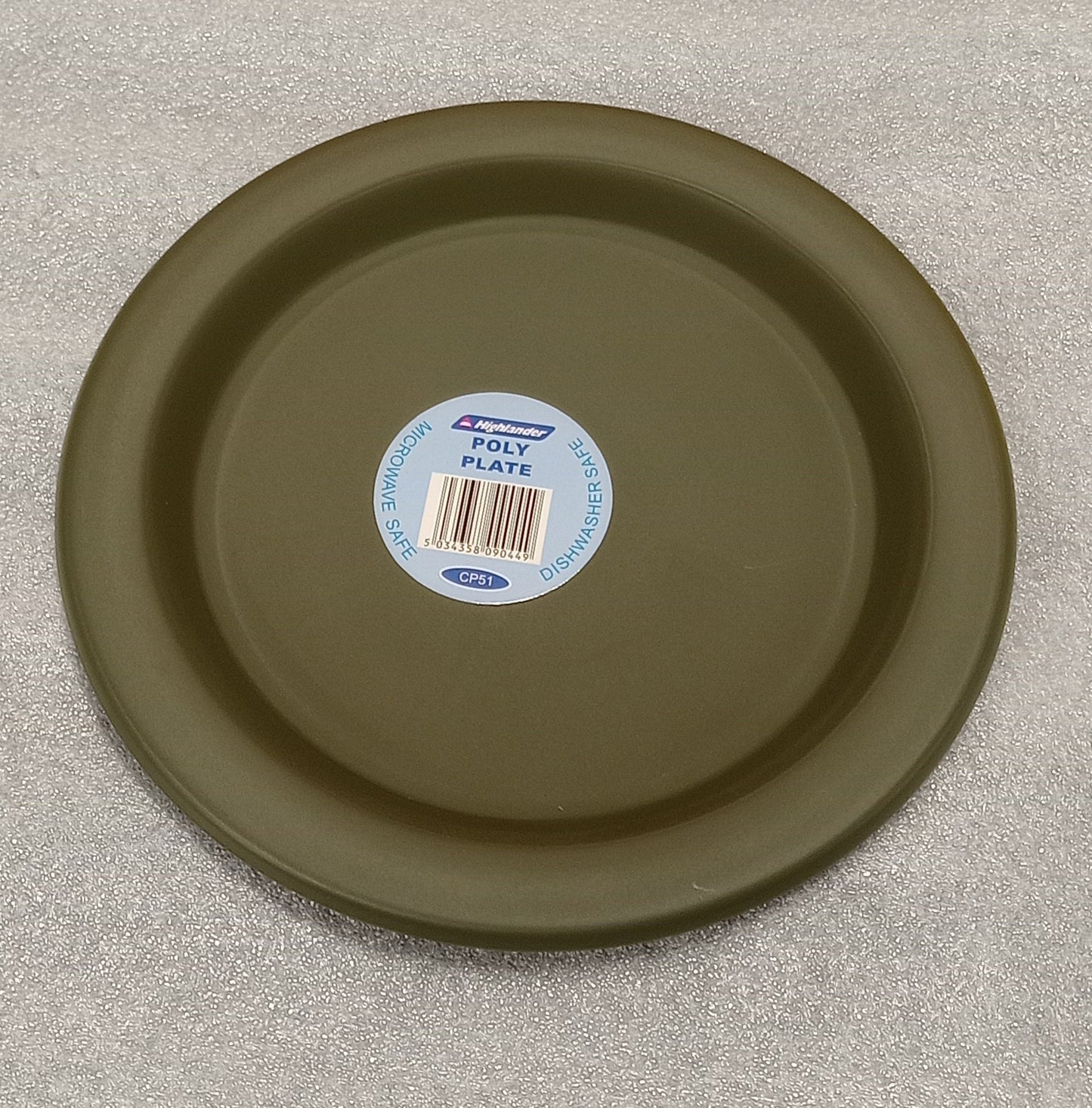 Highlander Poly Plate (Khaki)