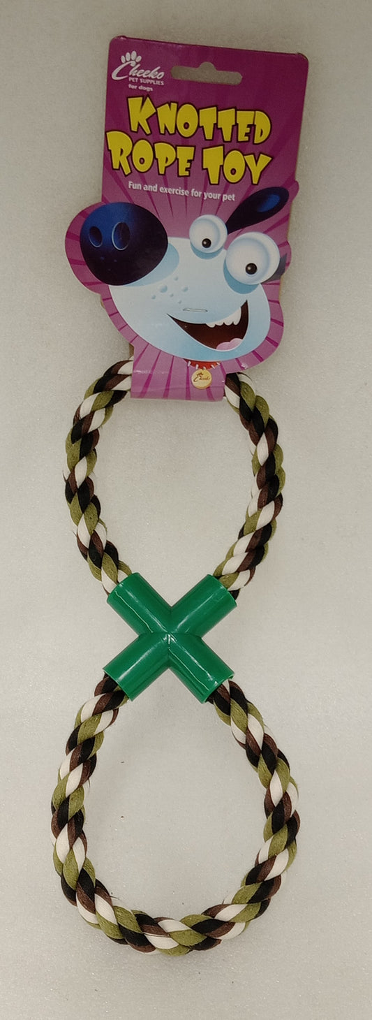 Cheeko Figure 8 Rope Tugger 26cm