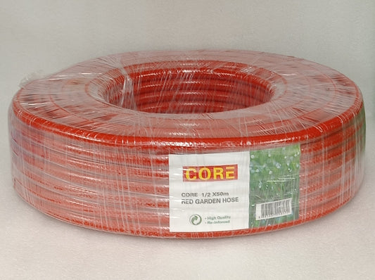 Core Red Garden Hose 1/2in x 50m