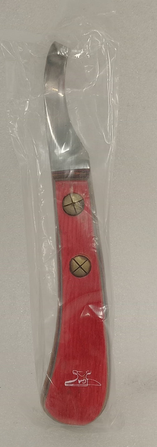 Red Hoof Knife With Magnet left handed