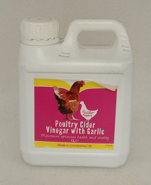 POULTRY CIDER VINEGAR/GARLIC 1LT