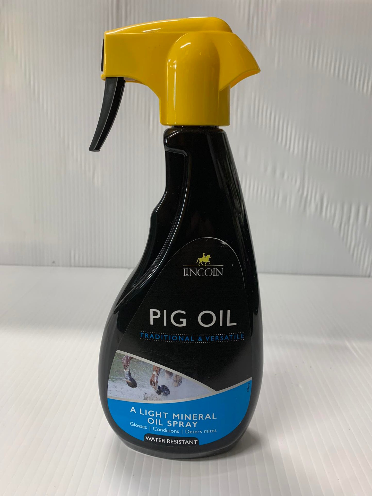 pig oil spray